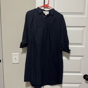 Tuckernuck Pomander Place French Navy Polly Dress